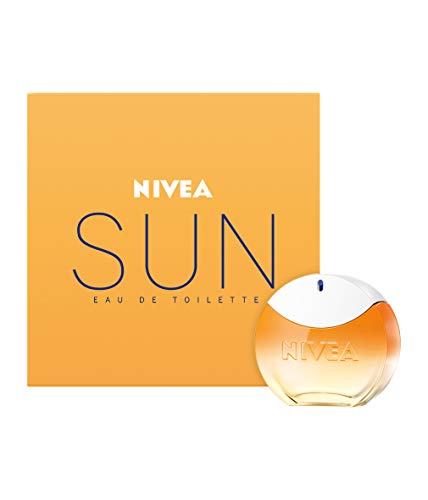 NIVEA SUN Eau de Toilette (1 x 30 ml) con il profumo originale della crema solare NIVEA SUN, profumo da donna estivo dal flacone iconico, il sensuale NIVEA SUN EDT risveglia ricordi estivi