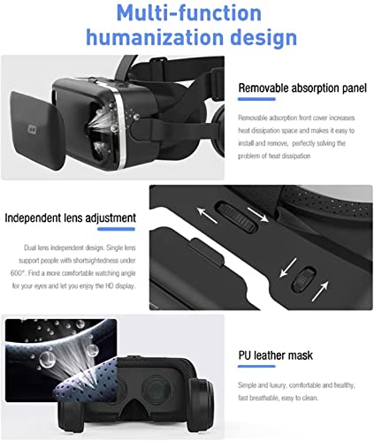 NK Occhiali 3D VR – Intelligenti, Per Smartphone tra 4,7  – 6,5...