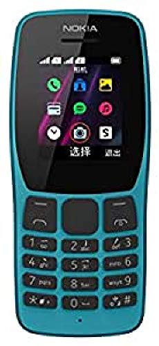 Nokia 110 Telefono Cellulare Dual Sim, Display 1.77  a Colori, Fotocamera, Blu [Italia]