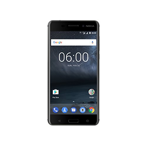 Nokia 6 Smartphone, 32 GB, Nero [Italia]