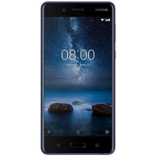 Nokia 8 Hybrid Singola SIM 4G 128GB Blue - smartphones (13.5 cm (5.3 ), 128 GB, 13 MP, Android, 7.1.1 Nougat, Blue) [Germania]