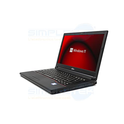 Notebook Fujitsu Lifebook E546 Display HD da 14” Windows 11 Pro Core i3 2.3GHz RAM DDR4 Webcam 720p PC Computer Portatile Aziendale Business Laptop SmartWorking (Ricondizionato) (32GB RAM SSD 960GB)