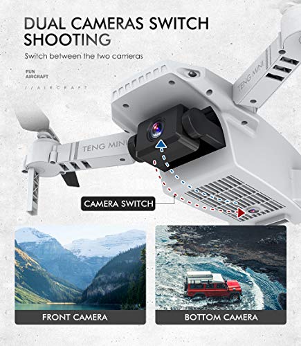 OBEST Drone con Telecamera 4K HD, Posizionamento del Flusso Ottico ...