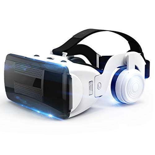 Occhiali VR 3D Visore Realtà Virtuale Compatibile con Tutti Gli Smartphone e Guarda Film per iPhone 13 12 11 X 8 7 6 per Samsung S10 S9 Note10 9 telefoni Android, 4.7-6.8in, H097ZJ
