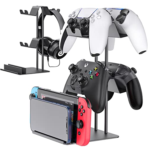 OIVO Supporto per Controller da Gioco, Stand Cuffie Gaming, Supporto universale per Cuffie Gaming per Controller PS5 PS4 XBOX One Nintendo Switch