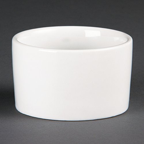 Olympia u176 Whiteware Contemporary Ramekin, Bianco (Confezione da...