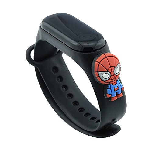 Orologio digitale braccialetto in silicone bambino bambina Sportivo cartoni animati - cinturino compatibile xiaomi mi band (SpiderMan)