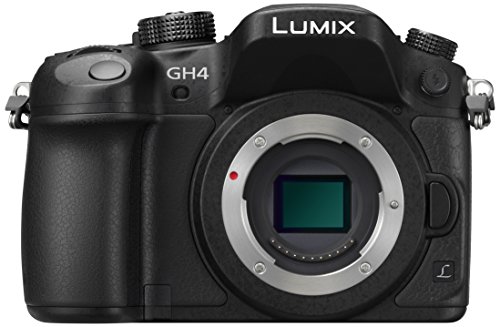 Panasonic Lumix DMC-GH4RE-K Fotocamera Mirrorless, Solo Corpo, 16 Megapixel, Schermo Touchscreen OLED, Wi-Fi, NFC, Nero