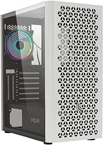 PC Desktop - Intel Core i5 2,9 4,3 GHz - 16Gb RAM - 250Gb NVMe SSD M.2-2T HDD - Scheda Madre MSI - Wi-Fi & Bluetooth - Case bianco con vetro temperato - Preconfigurato e pronto all uso