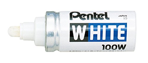 Pentel X100W Marcatore Permanente a Vernice Punta Grande, 6.6 mm...