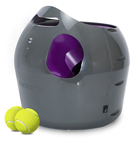 PetSafe - Lanciatore automatico di palline da tennis per cani, Giocattoli interattivi per cani, Addestramento interno o esterno, Regolazione multipla, Resistente all acqua, Taglia unica, PTY19-15850