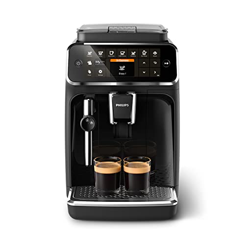 Philips 4300 Series EP4321 50 Macchine da Caffè Completamente Automatica, 5 Varietà di Caffè da Chicchi Freschi, Display Intuitivo