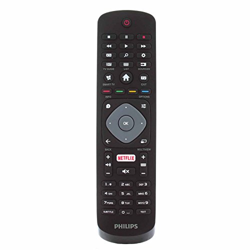 Philips 996596003606 Telecomando originale per 32PFS5362 49PUS610112 65PUS6262 LCD LED 3D HD Smart TV con tasto Netflix