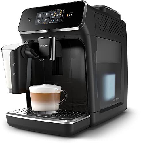 Philips EP2231 40 Macchina da caffè automatica per espresso serie 2200 LatteGo Nero laccato