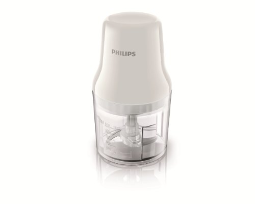 Philips Hr1393 Tritatutto, 450 W, 0.7 L, Accensione a Pressione, Bianco