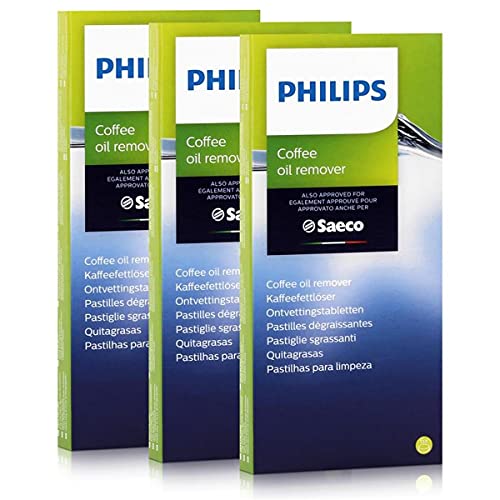 Philips Saeco CA6704 10, - Pastiglie sgrassanti per la macchina del caffè, 6 pastiglie, ciascuna da 1,6 g (confezione da 3)