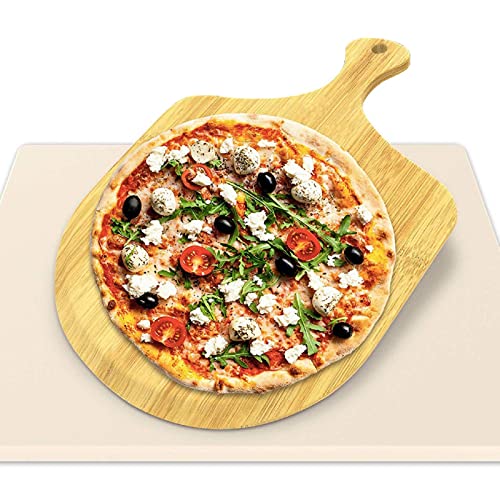 Pietra per Pizza per Forno a Gas e Grill, Kit Completo per Pizza - ...