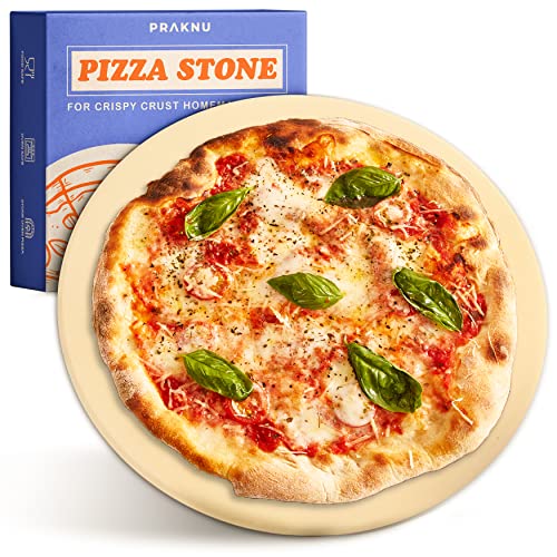 Pietra Refrattaria per Pizza da Forno e Barbecue - Tonda 30 cm Ø - Per un Impasto Croccante - Piastra Refrattaria