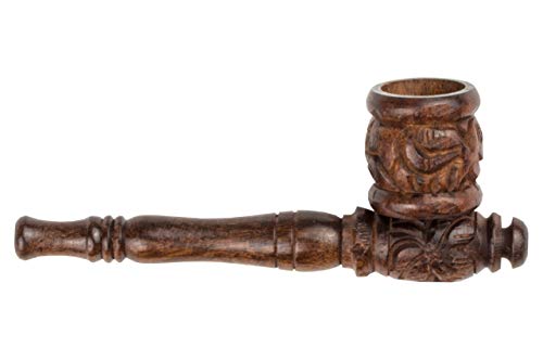 Pipa in legno 9 cm Marrone - Tubo di tabacco Tubo di tubo di legno Pipe da Tabacco Pipa Savinelli Pipa