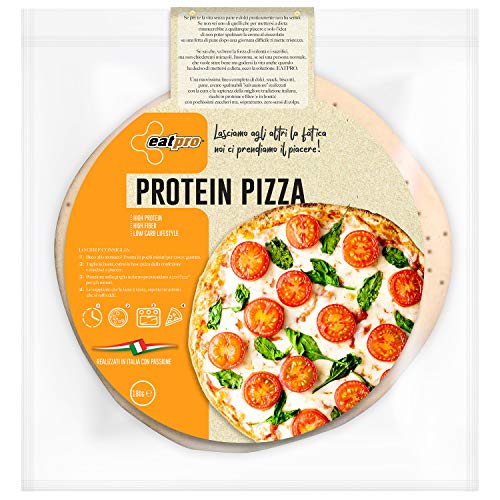 Pizza Proteica Senza Carboidrati ● 1 Base Pizza Proteica da 180g 78% di Carboidrati in Meno ● EatPro Pizza Low Carb ● Base Pizza Chetogenica ● Pizza Fit (1 box)