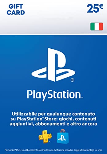 PlayStation Store Gift Card 25 EUR | Ricarica Portafoglio PSN | Account italiano | PS5 PS4 Codice download