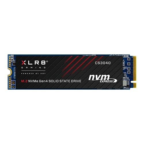 PNY XLR8 CS3040 4TB M.2 PCIe NVMe Gen4 x4 Unità a Stato Solido (SSD), Velocità di Lettura fino a 5.600 MB s - M280CS3040-4TB-RB