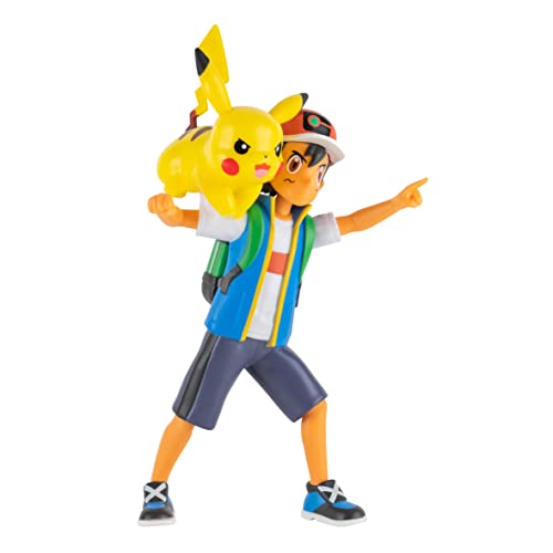Pokemon Personaggi Ash & Pikachu – 11 cm- Giochi Pokemon Nuovo 20...
