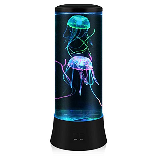 POYO Jellyfish Lava Lamp,Lampada LED lava colorata Decorazione luminosa d atmosfera per la decorazione dell ufficio domestico Grandi regali per i bambini