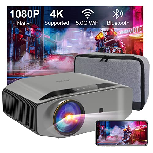 Proiettore 4K Supporta 340 ANSI, Artlii Energen2, Videoproiettore 5G WiFi Bluetooth, Proiettore Full HD 1080P Nativo, Home Cinema Per Smartphone Home Cinema per iOS Android PPT PS4 PS5