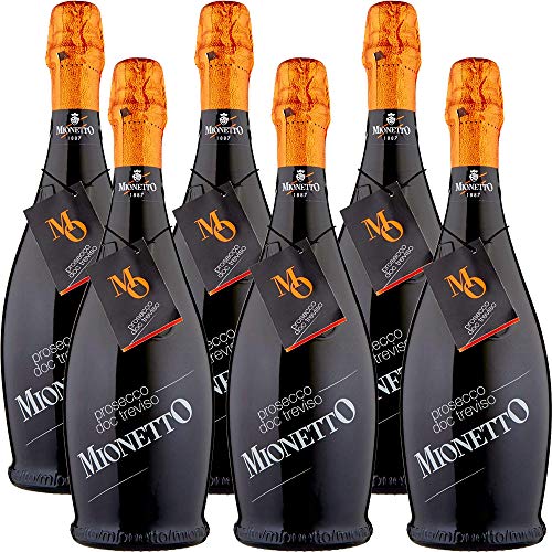 Prosecco Doc Treviso Extra Dry | Mionetto Mo Collection | 6 Bottiglie 75Cl | Bollicine Italiane | Idea Regalo
