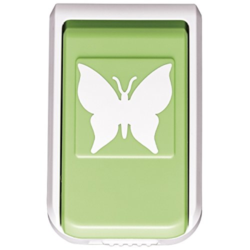 Punzonatrice a forma di farfalla, dimensioni: 4,3 cm | Perforatore per carta | etichette regalo, decorazioni per alberi, targhette e decorazioni fai da te | Estate, primavera