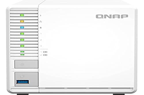 QNAP - Case per Nas DT TS-364-4G, con 3 alloggiamenti, 4 GB di RAM,...