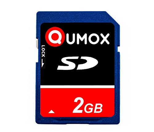 QUMOX 2GB 2048MB SD Scheda di Memoria da per Telefono Cellulare con Fotocamera mp3 mp4 trasmettitore FM