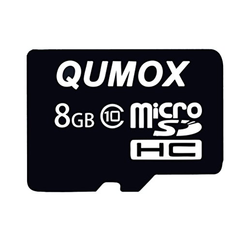 QUMOX 8 GB 8 GB Micro SD HC SDHC Veloce Memoria Carta Classe 10 TF
