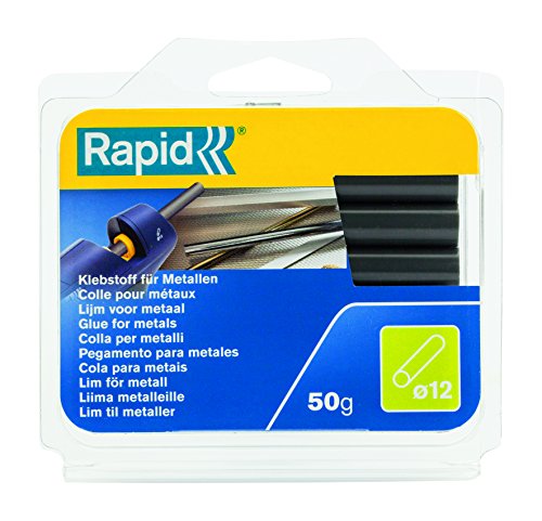 Rapid 40107352 Colla Stick da 12 mm per Metalli, Grigio, 50g