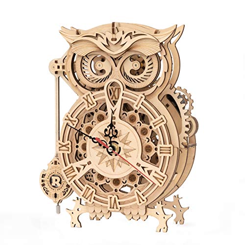 ROKR Owl Clock Puzzle 3D | Modellini da Costruire | Costruzioni Leg...