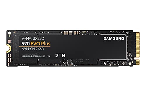 Samsung 970 EVO Plus 2 TB PCIe NVMe M.2 (2280) interno a stato solido (SSD) (MZ-V7S2T0), nero