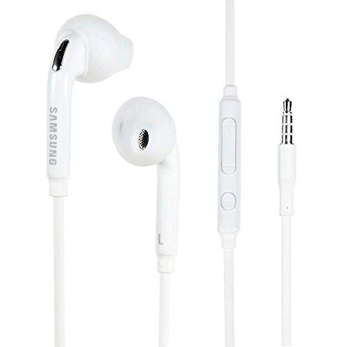SAMSUNG EG920 Premium in Ear Cuffie Stereo per EO eg920bw Galaxy S3 I9300 Cavo Piatto Bianco