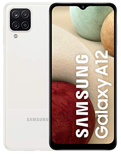 Samsung Galaxy A12 - Smartphone 128GB, 4GB RAM, Dual Sim, White