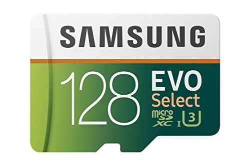 Samsung Memorie MB-ME128HA Evo Select Scheda MicroSD da 128 GB, UHS-I U3, Fino a 100 MB s, Adattatore SD Incluso