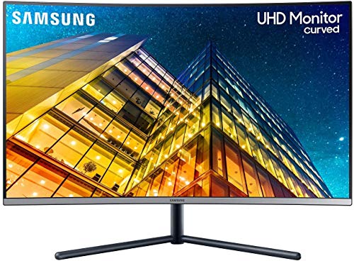 Samsung Monitor HRM UR59C, 3840x2160 (UHD 4K), VA, 60 Hz, 4 ms, HDMI, Display Port, Grigio Blu Scuro