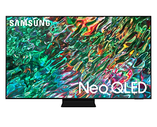 Samsung TV Neo QLED QE43QN90BATXZT, Smart TV 43  Serie QN90B, Neo QLED 4K UHD, Alexa e Google Assistant integrati, Titan Black, 2022, DVB-T2