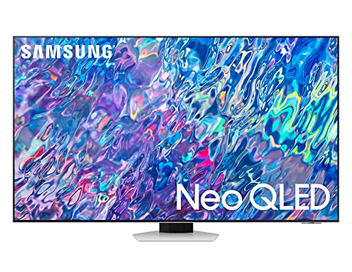 Samsung TV Neo QLED QE65QN85BATXZT, Smart TV 65  Serie QN85B, Neo QLED 4K UHD, Alexa e Google Assistant integrati, Bright Silver, 2022, DVB-T2