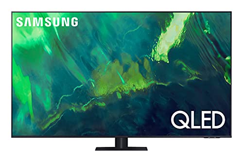 Samsung TV QLED QE55Q75AATXZT, Smart TV 55  Serie Q70A, Modello Q75A, QLED 4K UHD, Alexa integrato, Grey, DVB-T2 [Escl. Amazon][Efficienza energetica classe F]