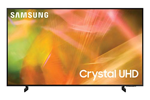 Samsung TV UE50AU8070UXZT, Smart TV 50  Serie AU8000, Modello AU8070, Crystal UHD 4K, Alexa integrato, Nero, 2021, DVB-T2 [Efficienza energetica classe G]