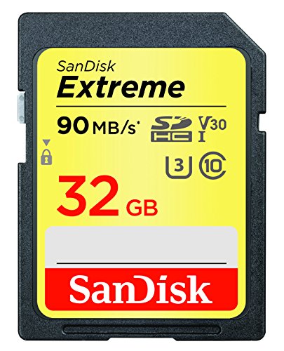 SanDisk Extreme Scheda di Memoria, SDHC da 32 GB, fino a 90 MB sec,...