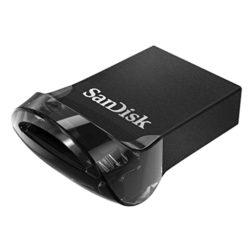 SanDisk Ultra Fit Unità Flash, USB 3.1 da 32 GB con Velocità fino a 130 MB sec,Tradizionale,Nero,32 GB