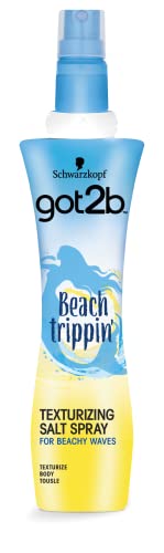 Schwarzkopf Got2b, Beach Babe Spray Salino Texturizzante, Sea Salt Srpay per Onde Naturali, 200 ml