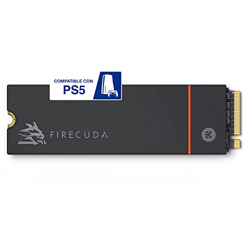 Seagate FireCuda 530 NVMe SSD, 1 TB, SSD Interno, M.2, 4 porte PCIe Gen4, NVMe 1.4, 7.300 MB s, tecnologia 3D TLC NAND, dissipatore di calore, per PS5 PC, 3 anni Rescue Services (ZP1000GM3A023)