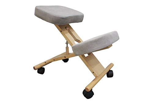 Sedia inginocchiatoio PRO11, ergonomica, sedia correttiva per la postura del ginocchio. Beige